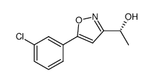 (R)-1-[5-(3-chloro-phenyl)-isoxazol-3-yl]-ethanol Structure