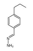 (E)-(4-propylphenyl)methylidenehydrazine Structure