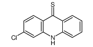 3-chloro-10H-acridine-9-thione结构式