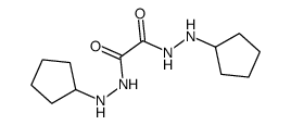 1-N',2-N'-dicyclopentylethanedihydrazide结构式