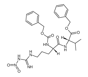 Cbo-nitro-L-Arg-L-Val*OBzl Structure