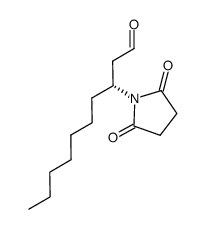 (R)-3-(2,5-dioxopyrrolidin-1-yl)decanal Structure