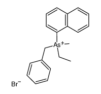 Aethyl-benzyl-methyl-<1>naphthyl-arsonium-bromid结构式