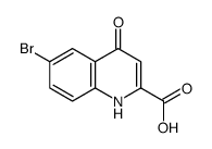 6-Bromo-4-hydroxy-quinoline-2-carboxylic acid结构式