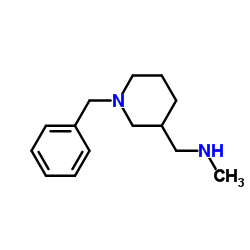 1-(1-Benzyl-3-piperidinyl)-N-methylmethanamine Structure