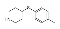 4-[(4-Methylphenyl)sulfanyl]piperidine Structure