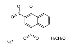 2,4-DINITRO-1-NAPHTHOL,SODIUMSALT Structure