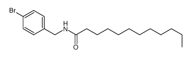 N-[(4-bromophenyl)methyl]dodecanamide Structure