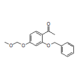 1-[2-(Benzyloxy)-4-(methoxymethoxy)phenyl]ethan-1-one Structure