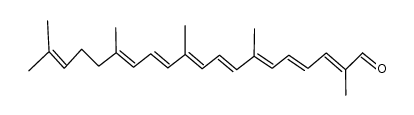 (all-E)-12'-Apo-ψ-caroten-12'-al结构式