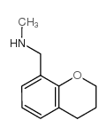 N-甲基-(苯并二氢吡喃-8-甲基)胺结构式