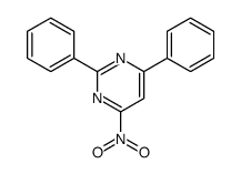 4-nitro-2,6-diphenylpyrimidine Structure