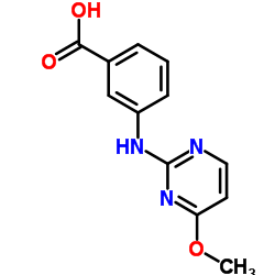 3-[(4-Methoxy-2-pyrimidinyl)amino]benzoic acid Structure