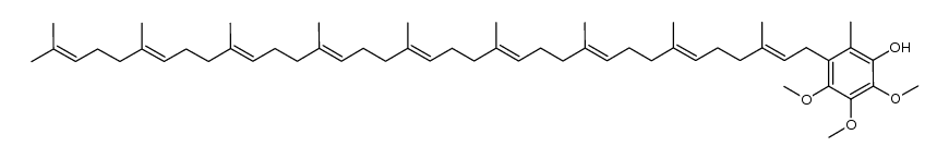 2,3,4-trimethoxy-6-methyl-5-solanesylphenol Structure