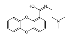 N-[2-(dimethylamino)ethyl]dibenzo-p-dioxin-1-carboxamide Structure