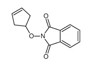 2-cyclopent-3-en-1-yloxyisoindole-1,3-dione Structure