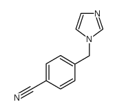 4-((1H-咪唑-1-基)甲基)苯甲腈结构式
