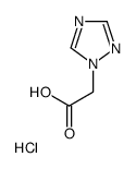 1H-1,2,4-Triazol-1-ylacetic acid hydrochloride (1:1) Structure