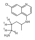 Didesethyl chloroquine-d4图片