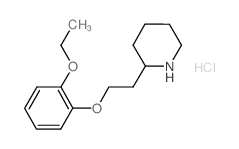 2-[2-(2-Ethoxyphenoxy)ethyl]piperidine hydrochloride Structure