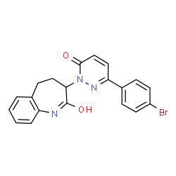 6-(4-bromophenyl)-2-(2-hydroxy-4,5-dihydro-3H-1-benzazepin-3-yl)pyridazin-3(2H)-one picture