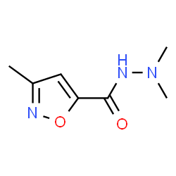 5-Isoxazolecarboxylicacid,3-methyl-,2,2-dimethylhydrazide(9CI)结构式