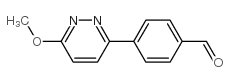 4-(6-Methoxypyridazin-3-yl)benzaldehyde structure