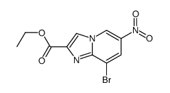 6-Nitro-8-bromo-imidazo[1,2-a]pyridine-2-carboxylic acid ethyl ester图片