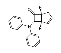 7-(N,N-Diphenylamino)bicyclo[3.2.0]hept-2-en-6-one结构式