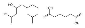 hexanedioic acid,10-methylundecane-2,4-diol Structure