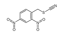 (2,4-dinitrophenyl)methyl thiocyanate Structure