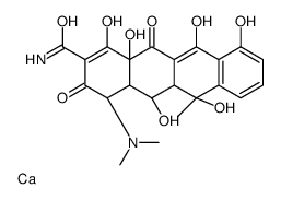 Oxytetracycline, calcium salt structure