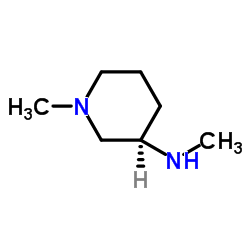 (3R)-N,1-Dimethyl-3-piperidinamine Structure