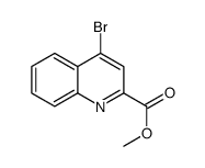 2-Quinolinecarboxylic acid, 4-bromo-, Methyl ester 97结构式