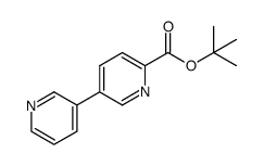 tert-butyl 3,3'-bipyridine-6-carboxylate结构式