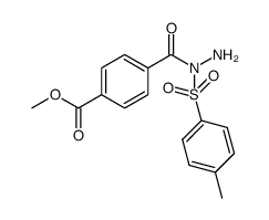 methyl 4-(1-tosylhydrazine-1-carbonyl)benzoate结构式