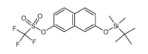 trifluoromethanesulfonic acid 7-<oxy>naphthalene ester Structure