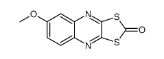 6-methoxy-[1,3]dithiolo[4,5-b]quinoxalin-2-one结构式