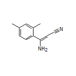 3-氨基-3-(2,4-二甲基苯基)丙烯腈结构式