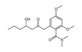 2-((S)-4-Hydroxy-2-oxo-heptyl)-4,6-dimethoxy-N,N-dimethyl-benzamide Structure