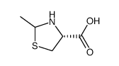 4-Thiazolidinecarboxylicacid,2-methyl-,(4R)-(9CI)结构式