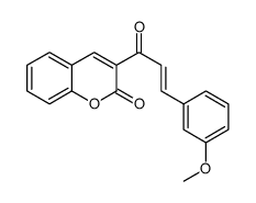 3-[3-(3-methoxyphenyl)prop-2-enoyl]chromen-2-one Structure