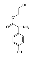 2-hydroxyethyl (2R)-2-amino-2-(4-hydroxyphenyl)acetate结构式