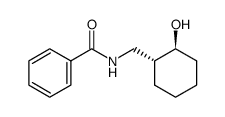 trans-2-benzoylaminomethyl-1-cyclohexanol结构式