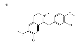 3,4-Dihydro-7-hydroxy-1-[(3-hydroxy-4-Methoxyphenyl)Methyl]-6-Methoxy-2-Methylisoquinolinium Iodide图片