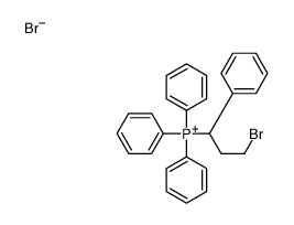 {(2-BROMOETHYL)BENZYL}TRIPHENYLPHOSPHONIUM BROMIDE Structure