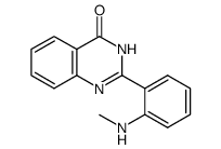 2-(2-methylamino-phenyl)-3H-quinazolin-4-one Structure