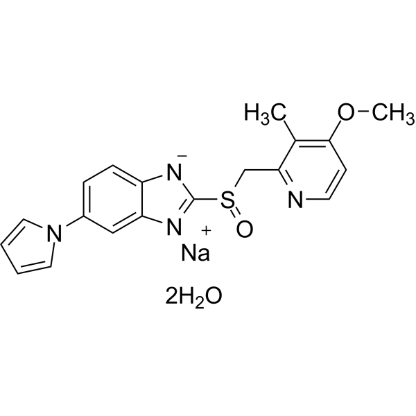 Ilaprazole sodium hydrate Structure