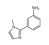 3-(1-methylimidazol-2-yl)aniline Structure