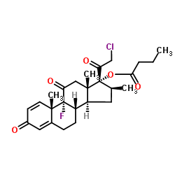 Clobetasone butyrate Structure